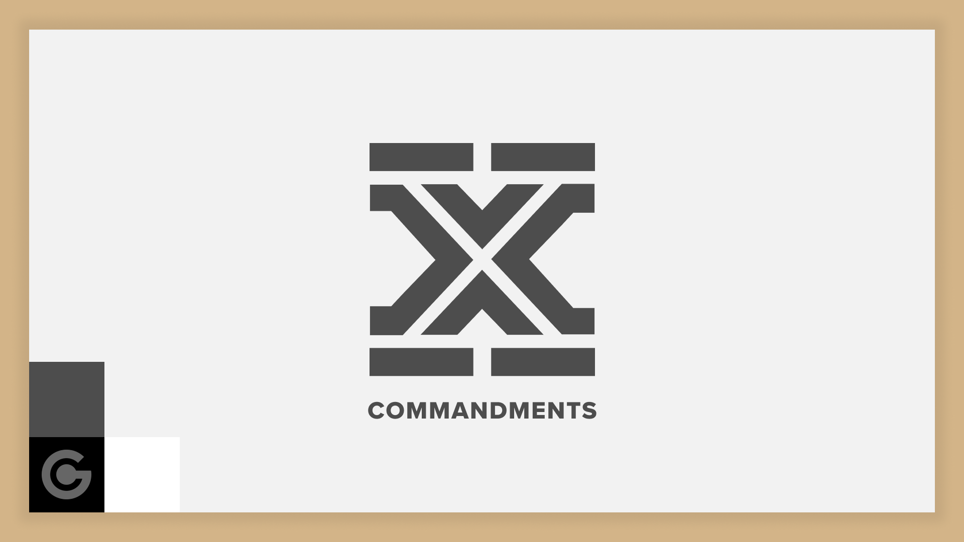 10 Commandments – Week 3 – Russell Frantz