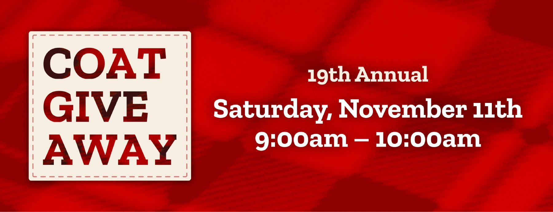 Coat Drive - Grapevine, Texas