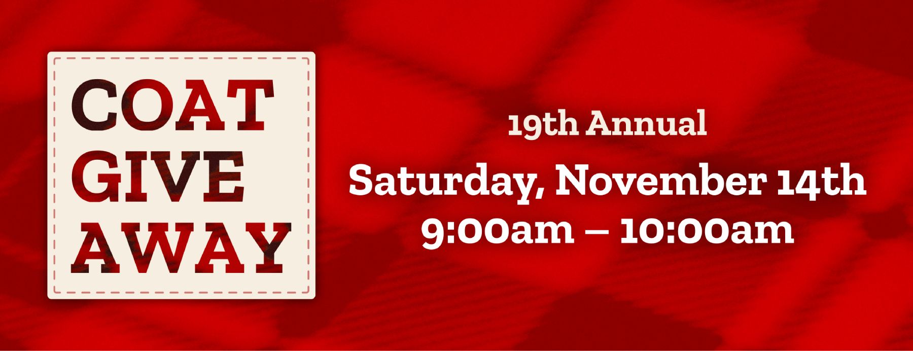 Coat Drive - Grapevine, Texas